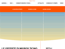 Tablet Screenshot of migrosticino.ch